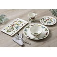 thumbnail image 4 of Portmeirion Botanic Garden Harmony Accents White 13 Inch Porcelain Rectangular Tray, Butterfly Motif, 4 of 4