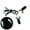 White, variant on 2 Pieces Motorcycle LED Underbody Light Projector Ghost Angel Wings Laser Light