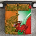 thumbnail image 2 of Ensemble de Literie de Rugby Personnalisé pour l'Australie et le Pays de Galles, Wallabies, Mascottes Galloises Dynamiques, 2 of 7
