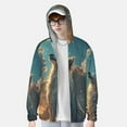 thumbnail image 2 of Fotbe Starry Sky Cloud Wolf Chaqueta con Protección Solar UPF 50+ para Hombre y Mujer, Camisa con Capucha y Bolsillos-Large, 2 of 7