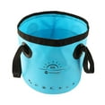 thumbnail image 1 of Cubo de agua plegable, lavabo plegable, contenedor de almacenamiento portátil para acampar 10L Zulema  cubo plegable, 1 of 8