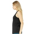 thumbnail image 3 of Bella Canvas 6008 Women`s Jersey Racerback Tank, S, Black, 3 of 3