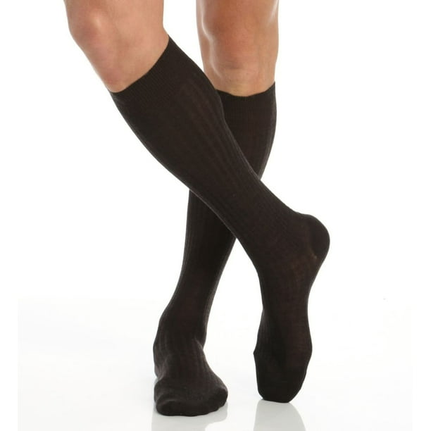 Men's Pantherella 6796 Over The Calf Merino Wool Ribbed Socks Walmart