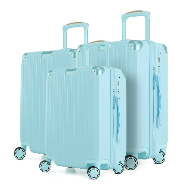 Ginza Travel 3PC Hardside Travel Luggage Sets for Trips ,20" 24"29