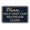 Blue / Gold, variant on Please Help Keep Our Restroom Clean Wall Door Sign - White (Large)