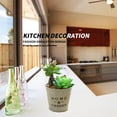 thumbnail image 4 of Se utiliza para decorar su hogar u oficina: plantas en macetas suculentas artificiales realistas, 4 of 5