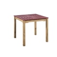 thumbnail image 3 of 5-Piece Stillwell 31.5" Square Dining Set  in Red and Natural Wood, 3 of 6