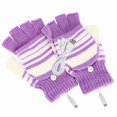 thumbnail image 2 of Usb Electric Heated Gloves Insulated Men Rechargeable Thermal Half Finger Warmer, 2 of 2