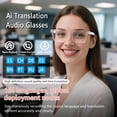 thumbnail image 5 of Smart Glasses with AI Offer Real-Time Translation in 160 Languages, Feature a GPT Chat Option, And Include Music And Calling Capabilities, with Lenses That Can Alter Their Color, 5 of 12