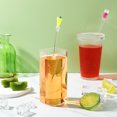 thumbnail image 3 of SHISUYAN Clear Swizzle Sticks for Beverage Stirring and Mixing Perfect for Kitchen Use Durable Plastic Assorted Color 10pcs, 3 of 8