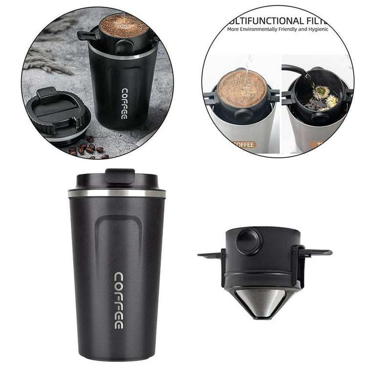 YINJOYI 17oz Travel Coffee Cups Insulated Mug Thermal Tumbler to Go with  Lid Leak Proof Reusable Sta…See more YINJOYI 17oz Travel Coffee Cups