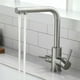 thumbnail image 1 of Grifo de cocina de 3 vías - Giratorio 360° - Mezclador con filtro de agua 3 en 1 - Grifo de agua potable con 2 palancas - Grifo de tres vías, 1 of 4