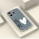 thumbnail image 4 of Ajuste perfecto y máxima protección: estuche plateado mate de doble capa con diseño gráfico moderno para iPhone 15 Pro Max 14 13 12 Pro 11, 4 of 4