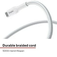 thumbnail image 4 of Staples TECH Lightning to USB-C Charging Cable 6.5 ft. White (ST62333), 4 of 8