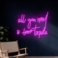 thumbnail image 2 of Handmadetneonsign All You Need Is Tequila Neon Sign, All You Need Is Love Led Light, Tequila Led Sign, Wall Décor, 2 of 5