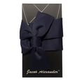 thumbnail image 4 of Jacob Alexander Men's Kentucky Colonel Bow Tie Pre-Tied Clip-On - Navy Blue, 4 of 4