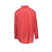 Mens Red Heather Button Down Shirt