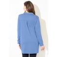 thumbnail image 4 of Catherines Women's Plus Size Cloud Knit French Terry Collared Tunic, 4 of 6