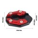 thumbnail image 3 of Almohadilla de soporte para pies de motocicleta de aleación de aluminio | Cojín de asiento antideslizante ampliado | Pedal universal para soporte lateral para motocicletas y bicicletas | Duradero y, 3 of 6