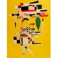 thumbnail image 2 of Kandinsky, Wassily 12x14 White Modern Wood Framed Museum Art Print Titled - Yellow Canvas 1938, 2 of 4