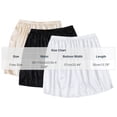 thumbnail image 3 of FAWUUDO Women's Slip Skirt Solid Color Elastic Waist Lace Hem Half Slips Underskirt for Sheer Skirt Black, 3 of 4