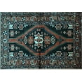 thumbnail image 1 of Ahgly Company Indoor Rectangle Persian Light Blue Traditional Area Rugs, 7' x 9', 1 of 4