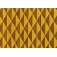 thumbnail image 1 of Ahgly Company Machine Washable Indoor Rectangle Abstract Yellow Modern Area Rugs, 4' x 6', 1 of 4