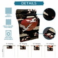 thumbnail image 6 of Japanese Style Table Runner 72 Inches, Modern Cranes Cherry Flower Wave Red Brown Bed Runner Dresser Scarves Tabletop for Indoor Outdoor Parties/Ceremony/Banquet, 16" x 72", 6 of 8