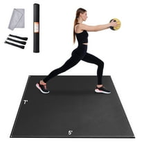 KFFKFF Large Yoga Mat,7x5ft Durable Non-Slip Fitness Mat, Universal Exercise Mat for Both Genders, Includes Bag & Strap, Suitable for Home Yoga, Pilates & Floor Exercises