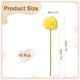 thumbnail image 2 of Uxcell 10 piezas de flores de bola de crisantemo artificiales, ramo de flores de crisantemo falso, flores de madre de seda para decoración de hogar, jardín, boda y fiesta, amarillo, 2 of 7