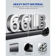 thumbnail image 3 of ERDS-Closet Rods for Hanging Clothes, 17-28 inches Stepless Adjustable Metal Closet Rod, 1.3 Inches Heavy Duty Clothes Hanging Rod for Closet Wardrobes Laundry RV, 3 of 4