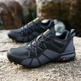 thumbnail image 7 of Mens Casual Sneakers Lightweight Hiking Shoes for Hiking Climbing (Black 40), 7 of 7