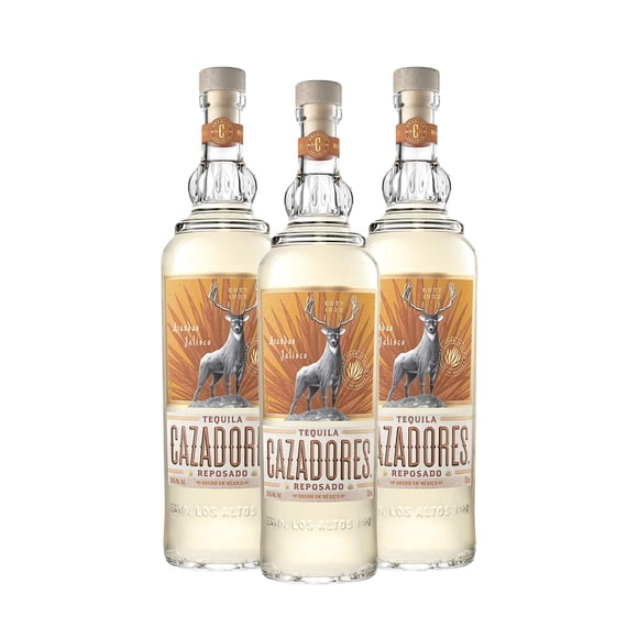 Pack De 3 Tequila Cazadores Reposado 700Ml