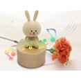 thumbnail image 2 of Black Friday Cute Little Elephant Mini Music Box, Cartoons Animals Wooden Mechanical Music Box, The Music Box Gift That Sings Castle in The Sky, Best, 2 of 5