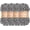004 Grey, variant on 4 Pack (7.6 yds,3.5 oz Each Skein) Bulky Loop Yarn for Finger Knitting Soft,Off The Hook Loop Yarn,No-Needle Craft Chenille Yarn for Crocheting,Grey Tie Dye Hand-Knitting Yarn,