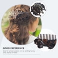 thumbnail image 2 of Miangastore 9 Pcs Pinces à Cheveux Rétro en Forme de Poisson Banane avec Décor de Fleurs en Résine Pinces à Cheveux en Argent Doré Rouge Bronze Chaque 3 Pcs, 2 of 9