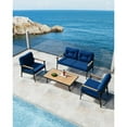 thumbnail image 6 of WINSOON 24x24 Inch Outdoor Deep Seat Cushion Set-Navy Blue, 6 of 6