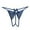 Blue, variant on MuZeFu Sexy Open Crotch Underwear for Women Women's Fashion Sexy Transparent Low Waist Pants Panties Taste Drive Without Disengagement