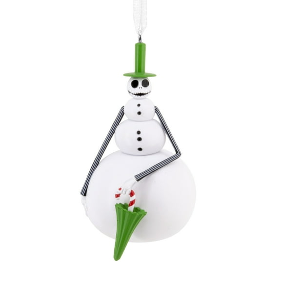 Hallmark Christmas Ornament (Disney Tim Burton's The Nightmare before Christmas Snowman Jack Skellington), 1 Count