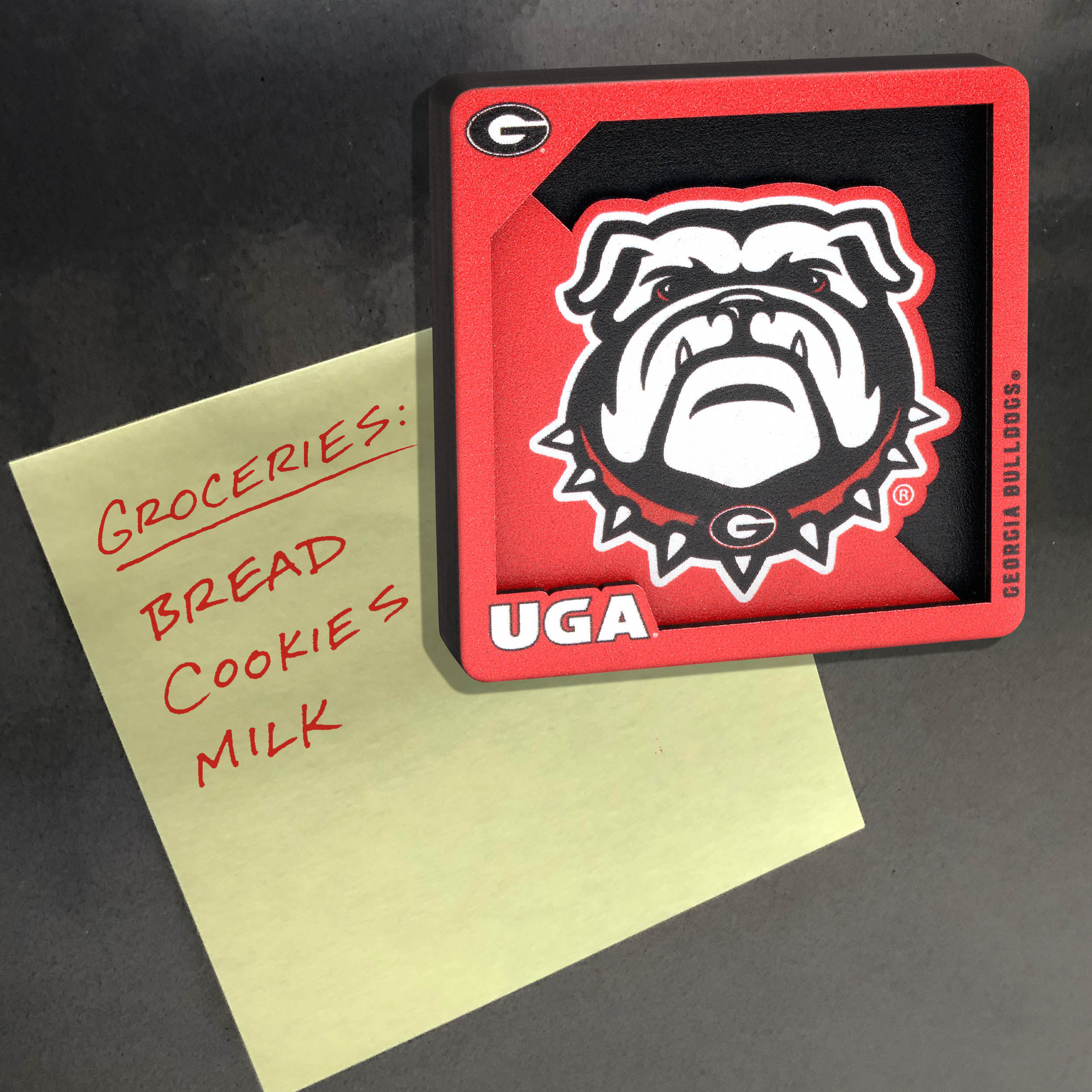 YouTheFan NCAA Georgia Bulldogs 3D Logo Series Magnet