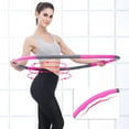 thumbnail image 2 of Detachable Sports Hoop Adjust 8 Removable Parts Gymnastics Ring Fitness Tool, 2 of 9