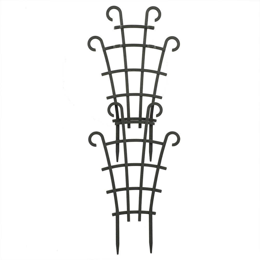 2 Pcs Plant Climbing Trellis DIY Garden Plastic Mini Superimposed Potted Plant Support Garden Trellises for Plant Vines