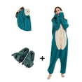 thumbnail image 3 of Nuevo pijama Extra grande XXL 180-200cm mono de dibujos animados para mujer adulta disfraz de Halloween Animal mapache Kigurumi hombres, 3 of 4