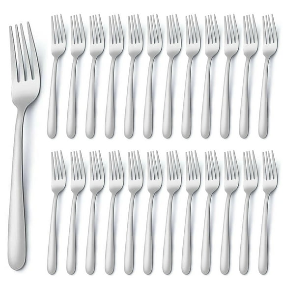 Bestdin 24 Pieces Dinner Forks, Food Grade Stainless Steel 7.1" Forks Silverware, Table Forks Use for Home Kitchen Restaurant, Flatware Silverware Forks, Mirror Polished & Dishwasher Safe