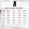 thumbnail image 6 of WUJINXIA Womens Plus Size High Waist Drawstring Wide Leg Palazzo Pants Casual Daily Trousers With Pockets 1X-5X, 6 of 6