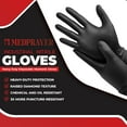 thumbnail image 4 of Industrial Nitrile Gloves – Extra Thick Disposable Mechanic Gloves with Diamond Grip (Best for Oil & Chemicals), 4 of 7