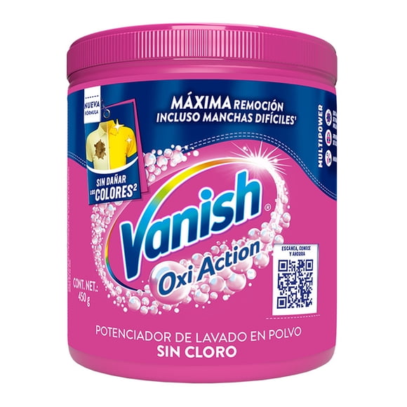 Quitamanchas Vanish Oxi Action multipower en polvo multiusos 450 g