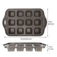thumbnail image 2 of Molde para hornear muffins Molde para pasteles pequeños Molde para pasteles de rejilla múltiple Molde para hornear muffins de met HOMEMAXS 16181303-MX, 2 of 6