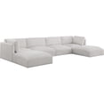 thumbnail image 6 of Meridian Furniture Ease Cream Fabric Modular Sectional, 6 of 36
