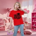 thumbnail image 4 of Ruyang Teens Baggy Cotton Tops Letter Print Graphic Crewneck Pullover Tops Summer Loose Sot Breathable T-Shirt 2-13 Years, 4 of 6